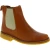 Bottine chelsea en cuir marron femme et semelle en caoutchouc naturel