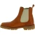 Bottine Beatles femme en cuir marron et semelle Vibram