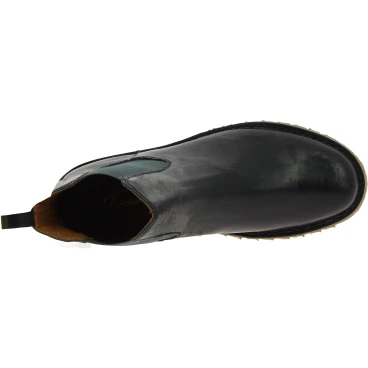 Stivaletto beatles uomo in pelle nera e suola Vibram