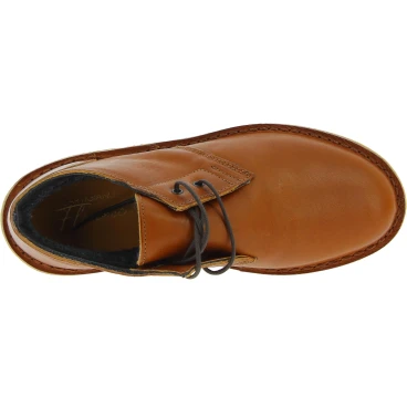 Niedrige Lederschuhe Damen Braune mit Winterfutter