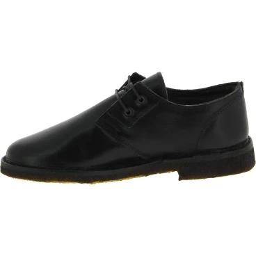 Scarpe basse da donna in pelle nera con fodera invernale