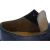 Scarpe basse da donna in pelle nera con fodera invernale