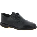 Niedrige Lederschuhe Mann Schwarz mit Winterfutter