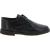 Zapatos bajos para hombre de cuero negro con forro de invierno