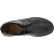 Scarpe basse da uomo in pelle nera con fodera invernale