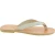 Sandali infradito slip-on da uomo in pelle nabuk bianco sporco fatti a mano