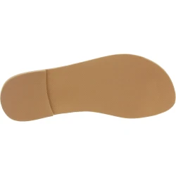 Sandali infradito slip-on da uomo in pelle nabuk bianco sporco fatti a mano