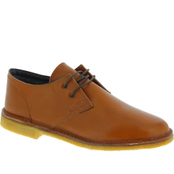 Chaussures basses homme en cuir marron avec doublure d'hiver