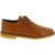 Men's tan leather low top shoes with winter lining