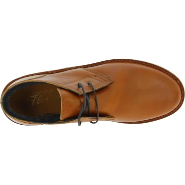 Scarpe basse da uomo in pelle marrone con fodera invernale