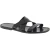 Handgemachte Schwarzem Leder Herren Pantoffeln Sandalen