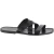 Handgemachte Schwarzem Leder Herren Pantoffeln Sandalen