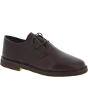 Zapatos bajos hombre de cuero marrón oscuro con forro de invierno