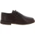 Scarpe basse da uomo in pelle marrone scuro con fodera invernale