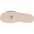 Handmade wooden clog slippers for men with adjustable red leather band
