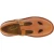 Women's brown leather low top t-strap shoes handmade in Italy