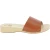 Zuecos de hombre con banda ancha de piel artesanal color camel