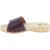 Handmade wooden clogs for men with large dark brown leather band