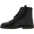 Bottines femme en cuir noir artisanales fabriqué en Italie