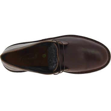 Desert Lederboots Mann Dunkelbraun mit Winterfutter