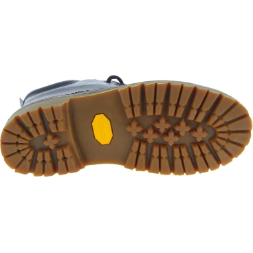 Stivaletti donna artigianali in pelle nero con suola Vibram