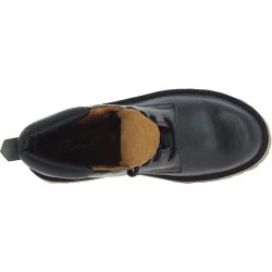 Botines mujer hechos a mano en piel negro y suela Vibram