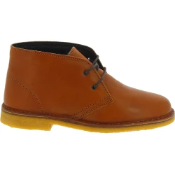 Botas desierto para mujer de cuero marrón con forro de invierno