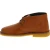 Desert boots femme en cuir marron avec doublure d'hiver