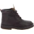 Bottines femme artisanales en cuir au tannage végétal marron foncé