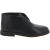 Desert Lederboots Mann Schwarze mit Winterfutter