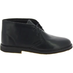 Desert Lederboots Mann Schwarze mit Winterfutter