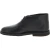 Desert Lederboots Mann Schwarze mit Winterfutter