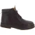 Bottines artisanales en cuir au tannage végétal marron foncé