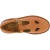 Women's brown leather low top t-strap shoes handmade in Italy