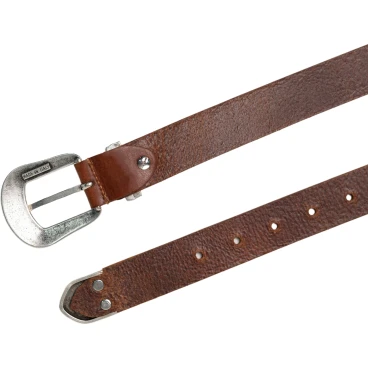 Ceinture en cuir pour femme avec boucle western