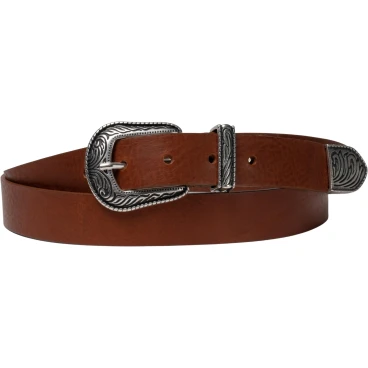 Ceinture en cuir pour femme avec boucle western