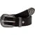 Ceinture en cuir marron pour femme avec boucle western
