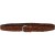 Handmade braided belt in tan vegetable tanned leather