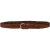 Handmade braided belt in tan vegetable tanned leather