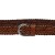 Handmade braided belt in tan vegetable tanned leather