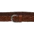 Handmade braided belt in tan vegetable tanned leather