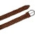 Handmade braided belt in tan vegetable tanned leather