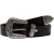 Cintura western donna in pelle marrone scuro con fibbia in metallo