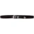 Cintura western donna in pelle marrone scuro con fibbia in metallo