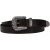 Cintura western donna in pelle marrone scuro con fibbia in metallo