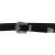Ceinture western en cuir noir pour femme avec boucle gravé