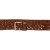 Ceinture cloutée en cuir avec clous métalliques ronds