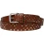 Ceinture cloutée en cuir avec clous métalliques ronds