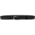 Ceinture cloutée en cuir noir de 3,5 cm unisexe
