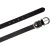 Ceinture en cuir marron foncé faite à la main avec huit boucles en métal